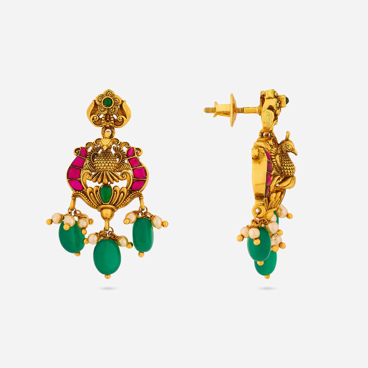 Temple Earring Silver Temple Earring 190495