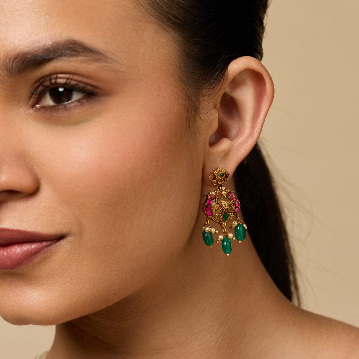 Temple Earring Silver Temple Earring 190495