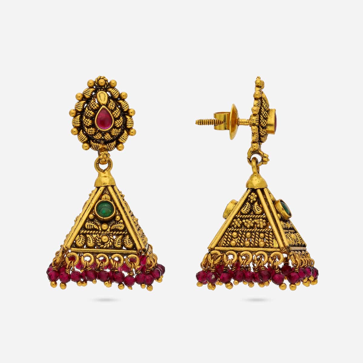 Temple Earring Silver Temple Earring 191892
