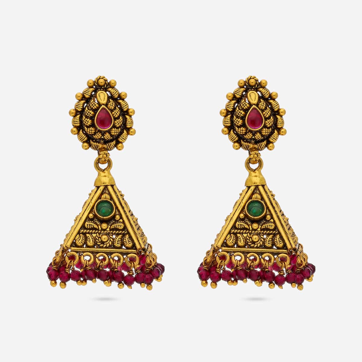 Temple Earring Silver Temple Earring 191892