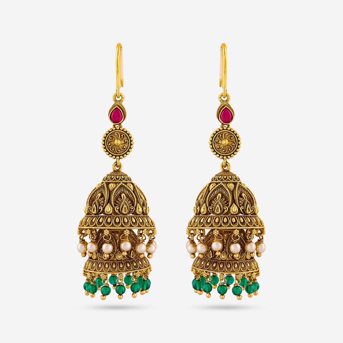 Temple Earring Silver Temple Earring 193283