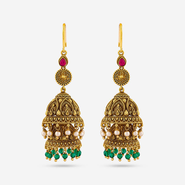 Temple Earring Silver Temple Earring 193283