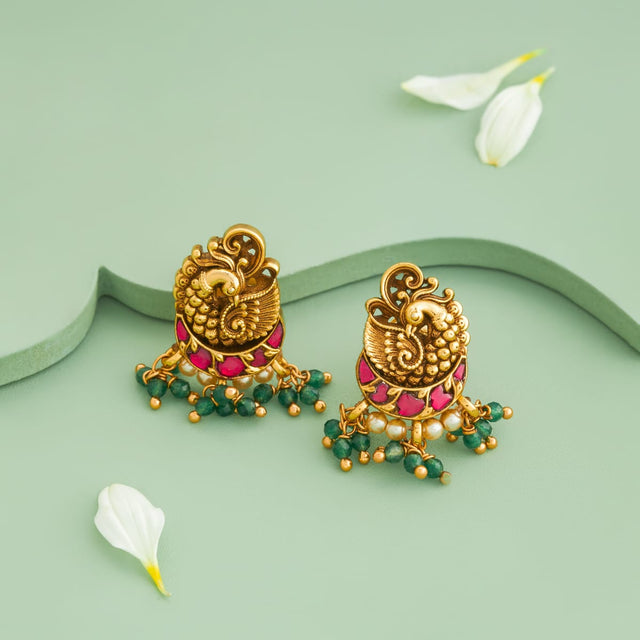 Temple Earring Silver Temple Earring 193284