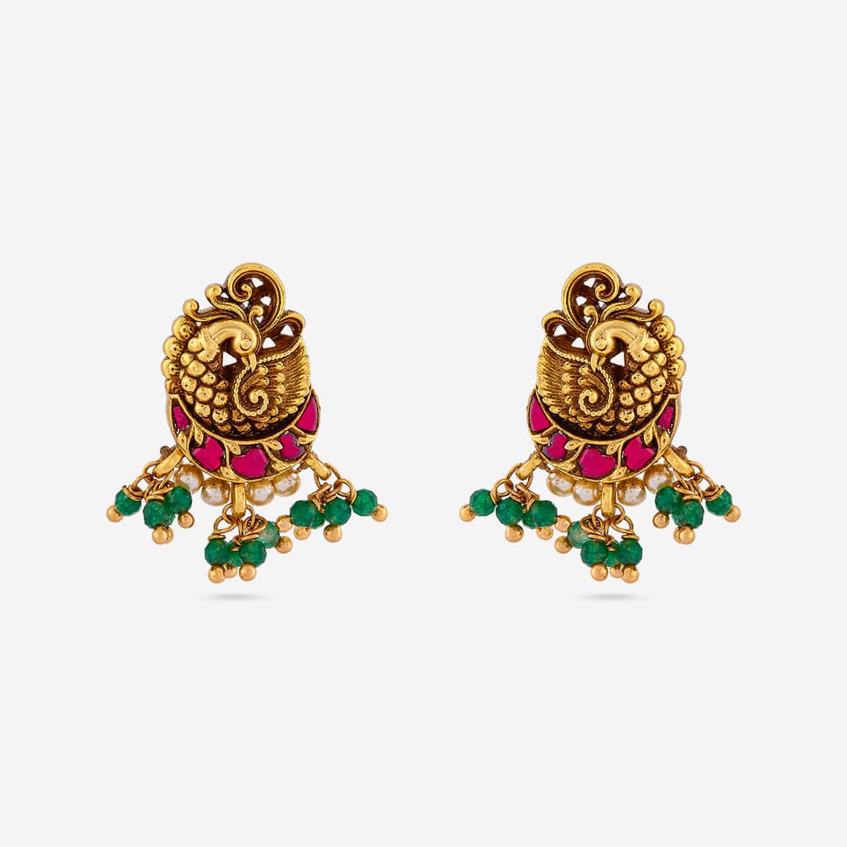Temple Earring Silver Temple Earring 193284