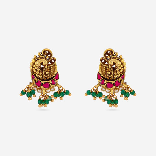 Temple Earring Silver Temple Earring 193284