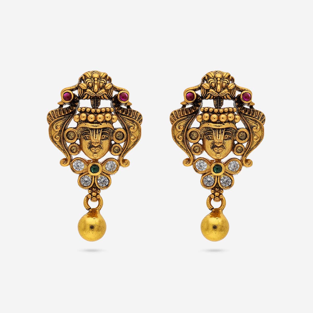 Temple Earring Silver Temple Earring 193292