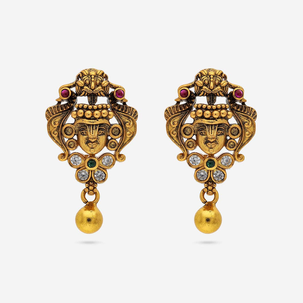 Temple Earring Silver Temple Earring 193292