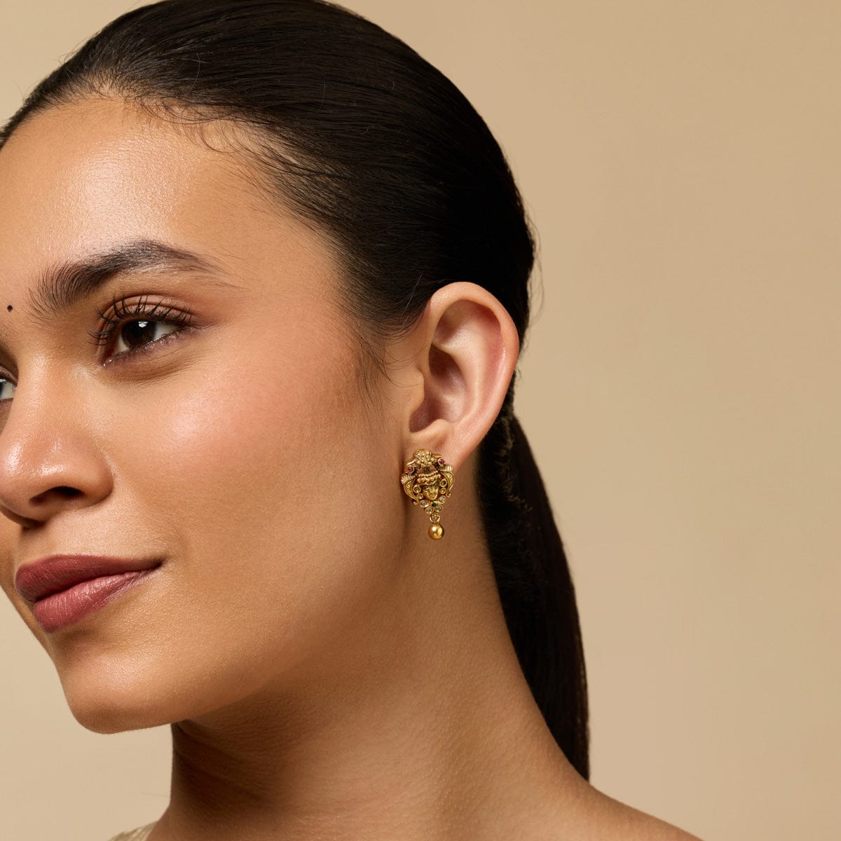 Temple Earring Silver Temple Earring 193292