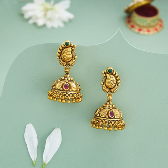 Temple Earring Silver Temple Earring 194020