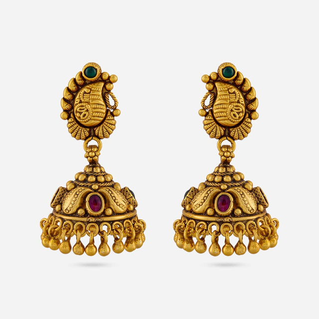 Temple Earring Silver Temple Earring 194020
