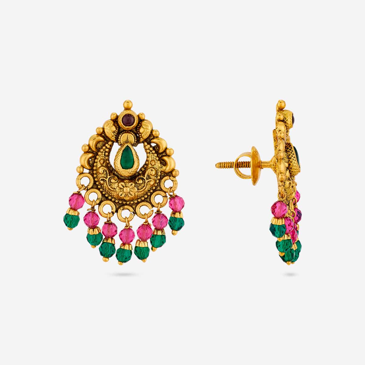 Temple Earring Silver Temple Earring 197044