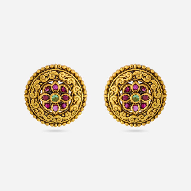 Temple Earring Silver Temple Earring 198570