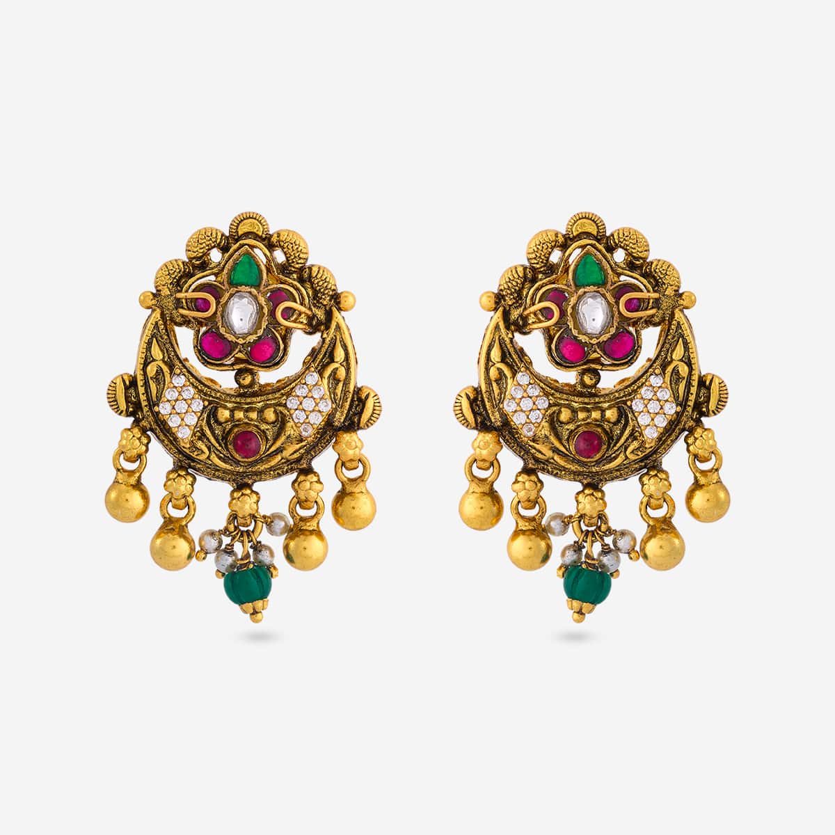 Temple Earring Silver Temple Earring 198572