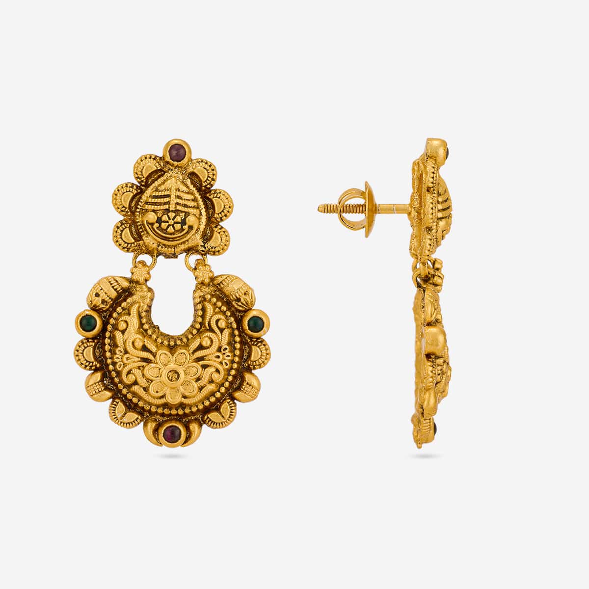 Temple Earring Silver Temple Earring 198601