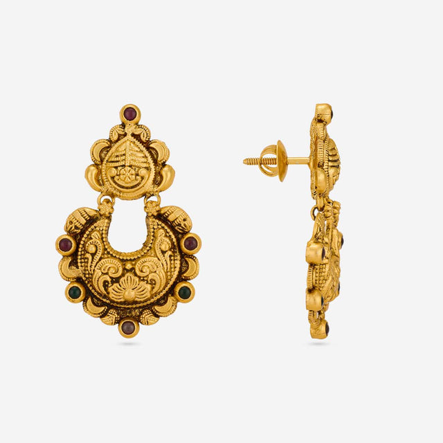 Temple Earring Silver Temple Earring 198602
