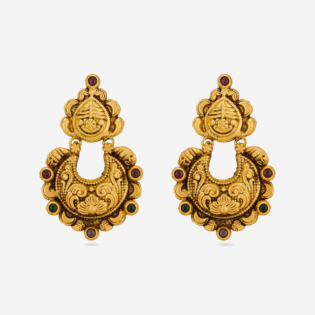 Temple Earring Silver Temple Earring 198602