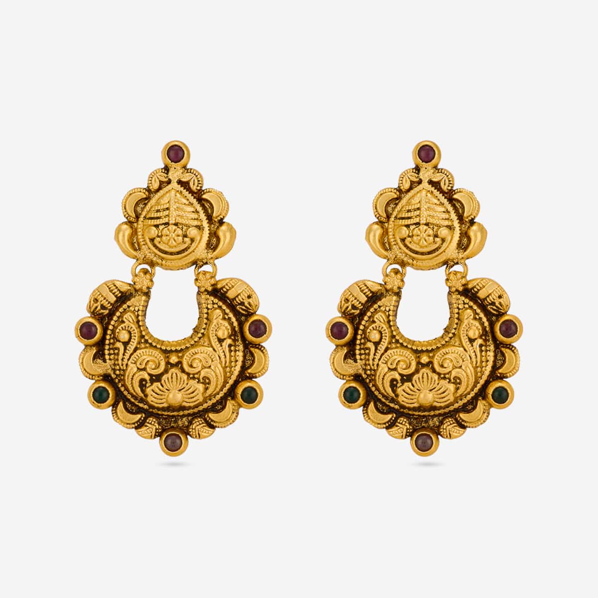 Temple Earring Silver Temple Earring 198602