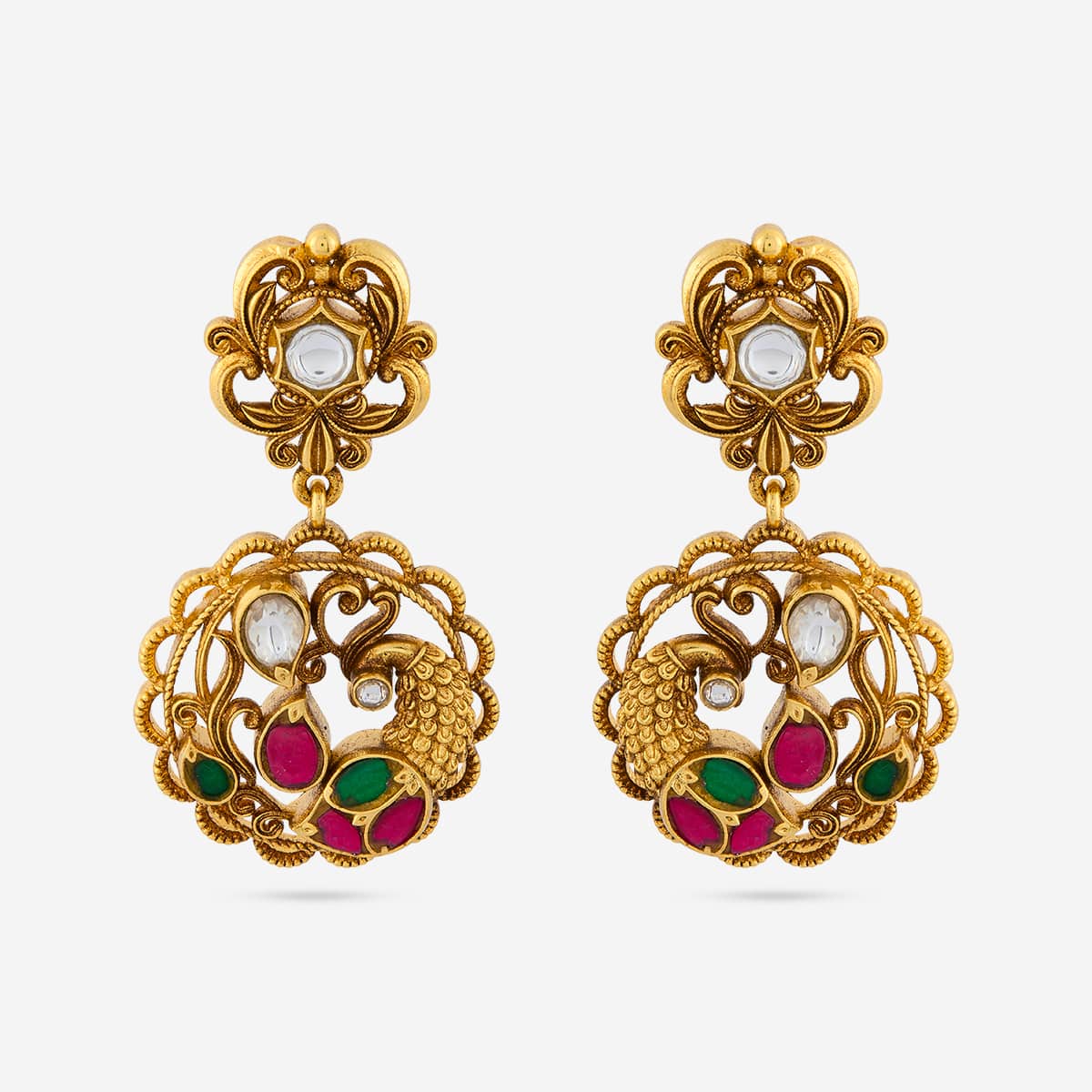Temple Earring Silver Temple Earring 200577