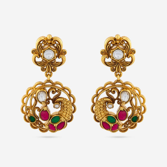 Temple Earring Silver Temple Earring 200577