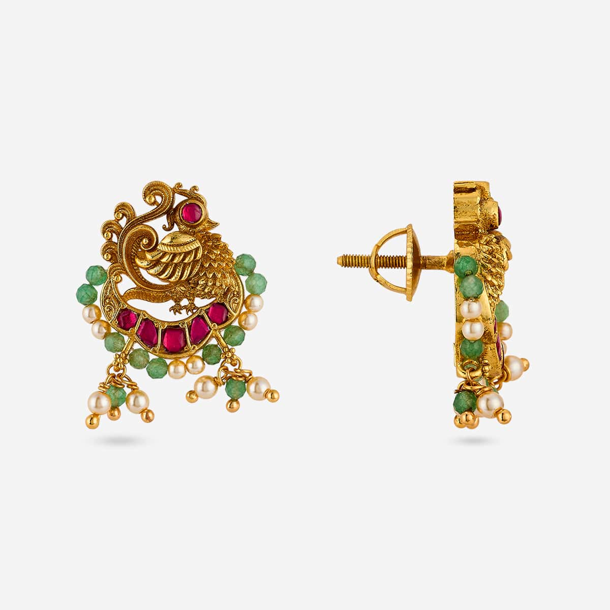Temple Earring Silver Temple Earring 200579