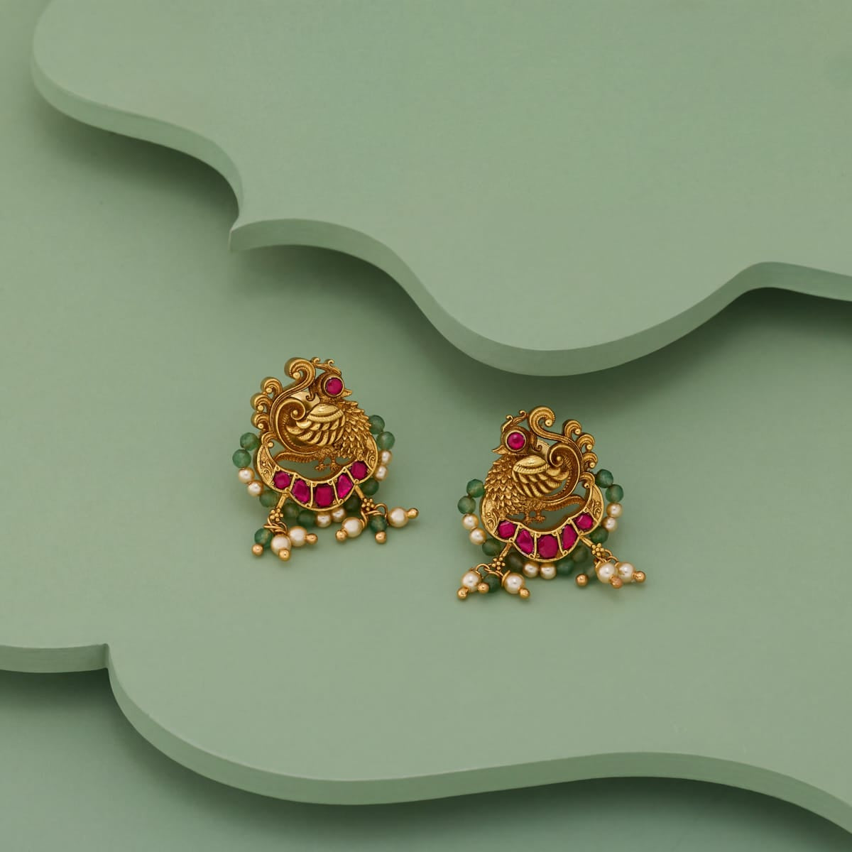 Temple Earring Silver Temple Earring 200579