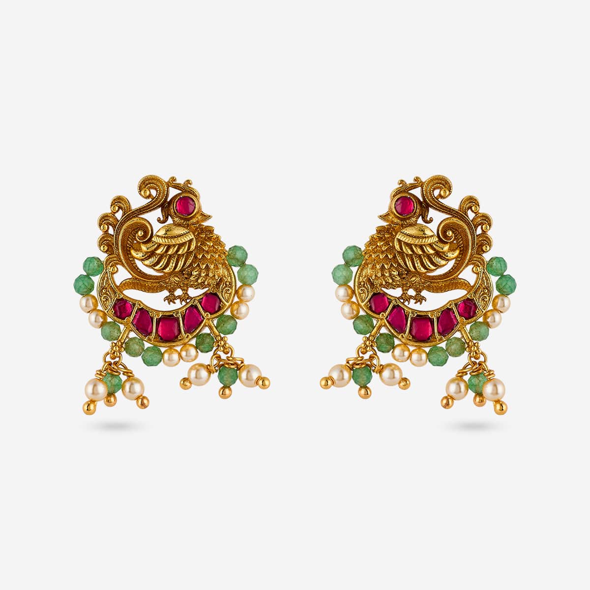 Temple Earring Silver Temple Earring 200579