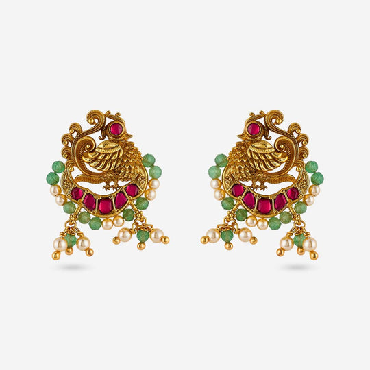Temple Earring Silver Temple Earring 200579