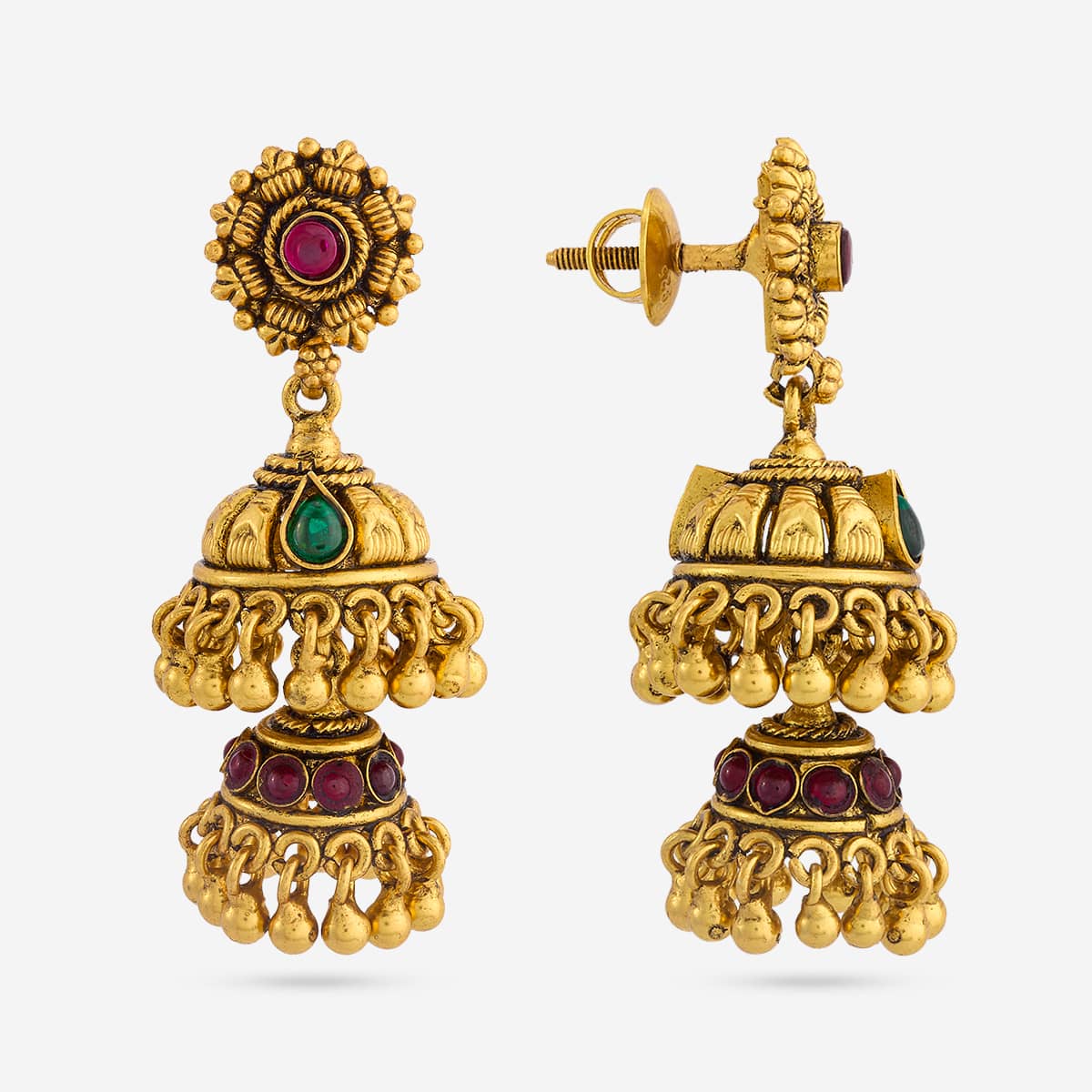 Temple Earring Silver Temple Earring 201200