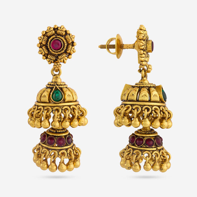 Temple Earring Silver Temple Earring 201200