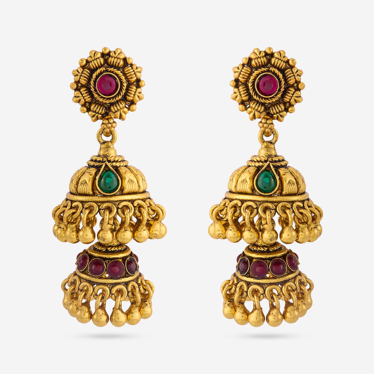 Temple Earring Silver Temple Earring 201200