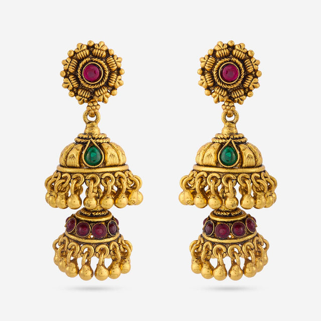 Temple Earring Silver Temple Earring 201200