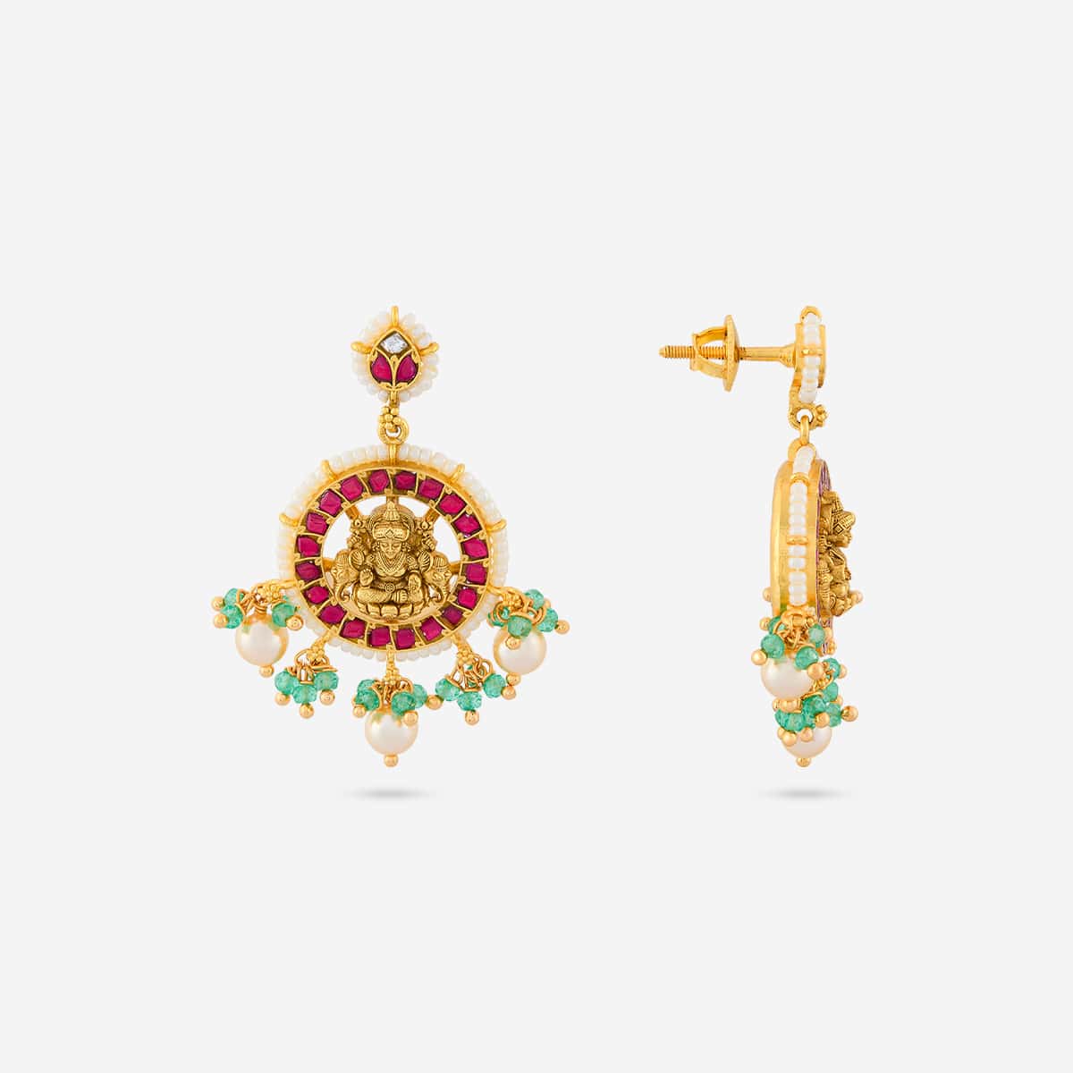 Temple Earring Silver Temple Earring 202176