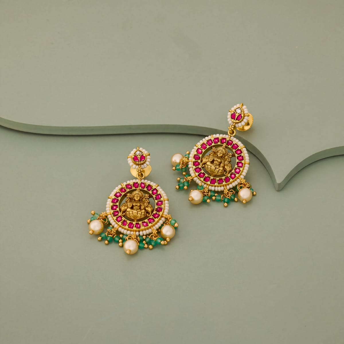 Temple Earring Silver Temple Earring 202176