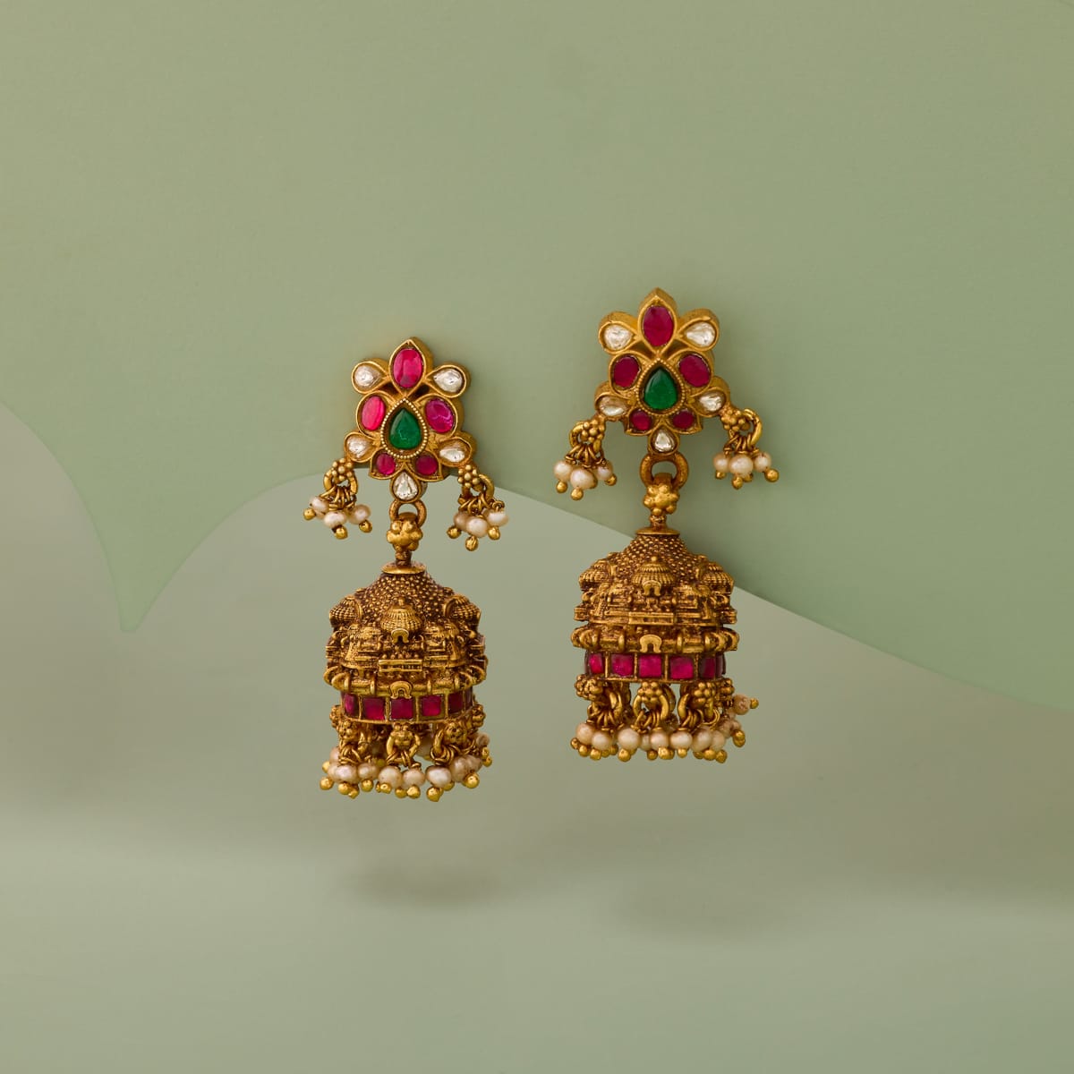 Temple Earring Silver Temple Earring 204862