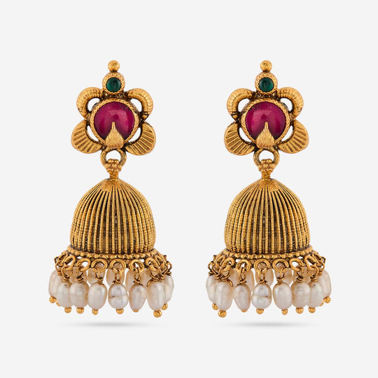 Temple Earring Silver Temple Earring 204909