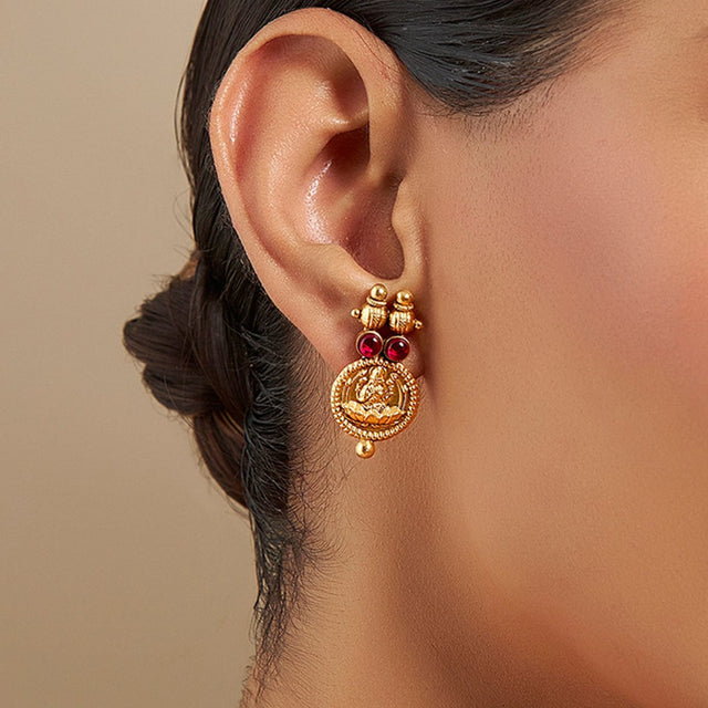 Temple Earring Silver Temple Earring 167559