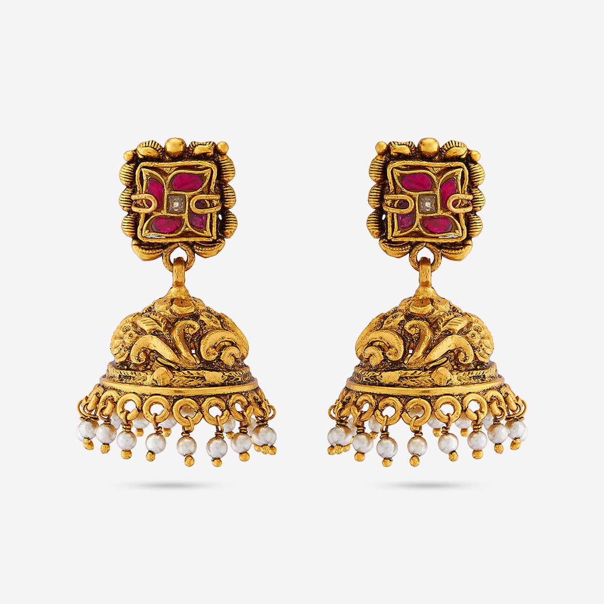 Temple Earring Silver Temple Earring 179604