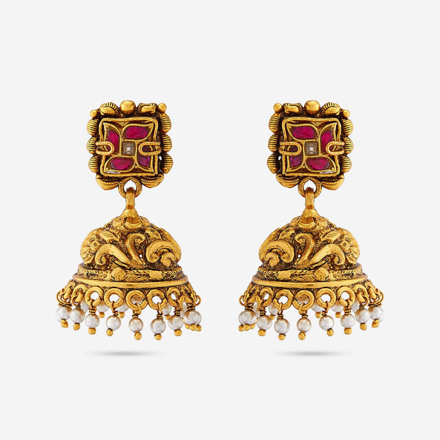 Temple Earring Silver Temple Earring 179604