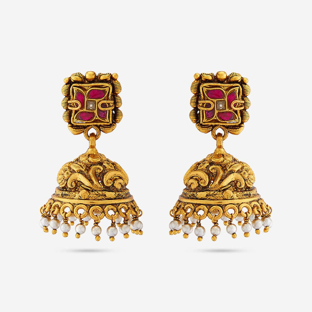 Temple Earring Silver Temple Earring 179604
