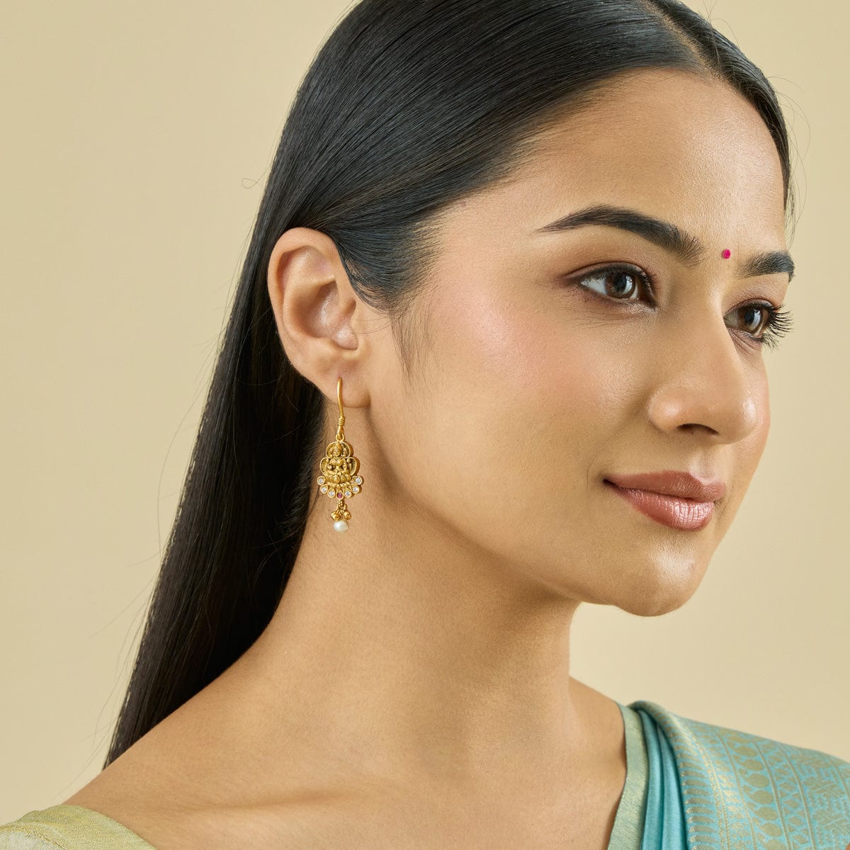 Temple Earring Silver Temple Earring 183349