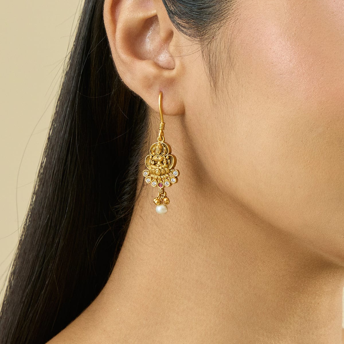 Temple Earring Silver Temple Earring 183349