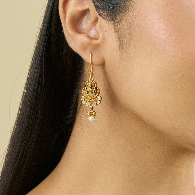 Temple Earring Silver Temple Earring 183349