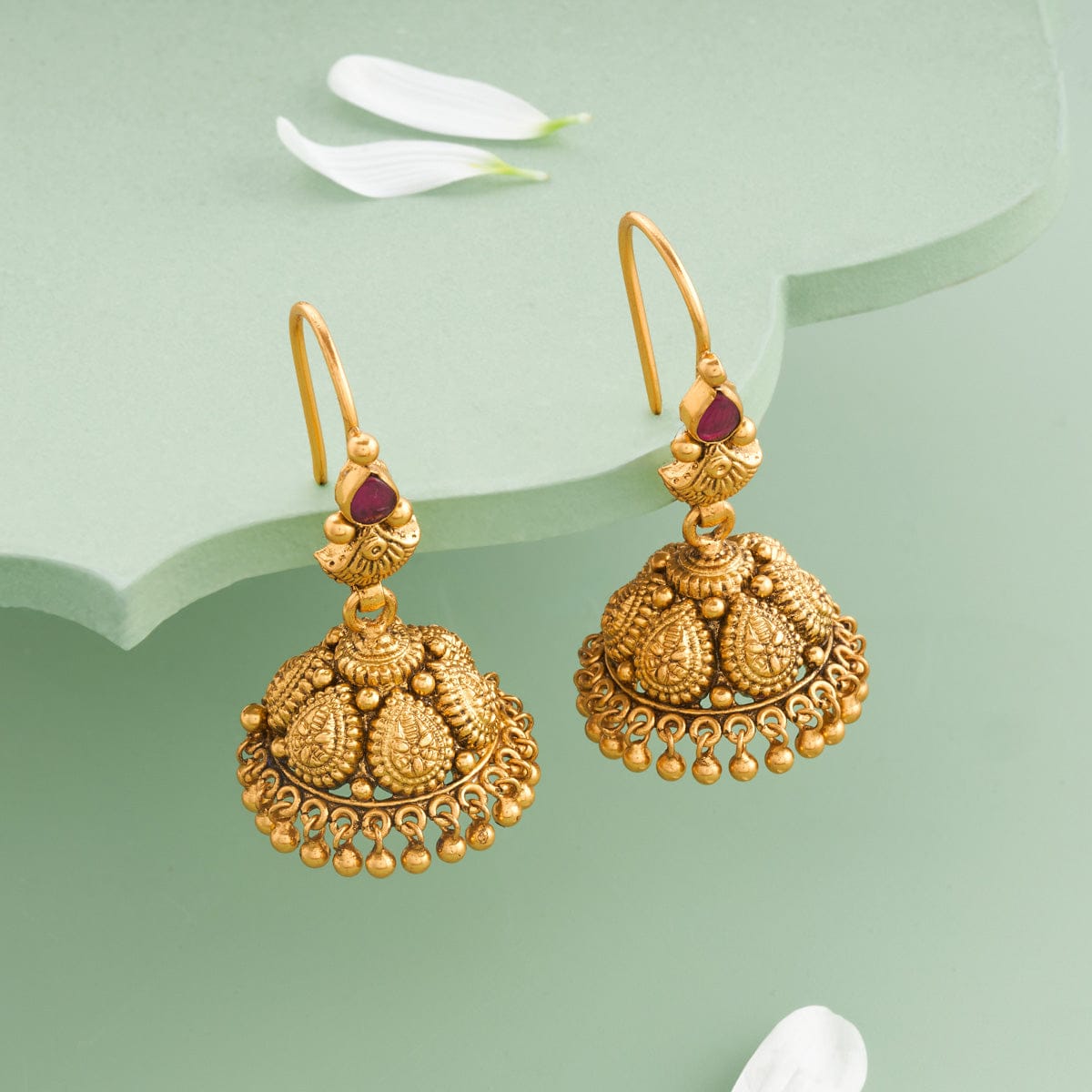 Temple Earring Silver Temple Earring 197059