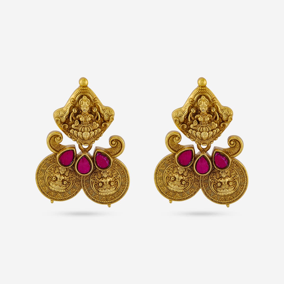 Temple Earring Silver Temple Earring 200578