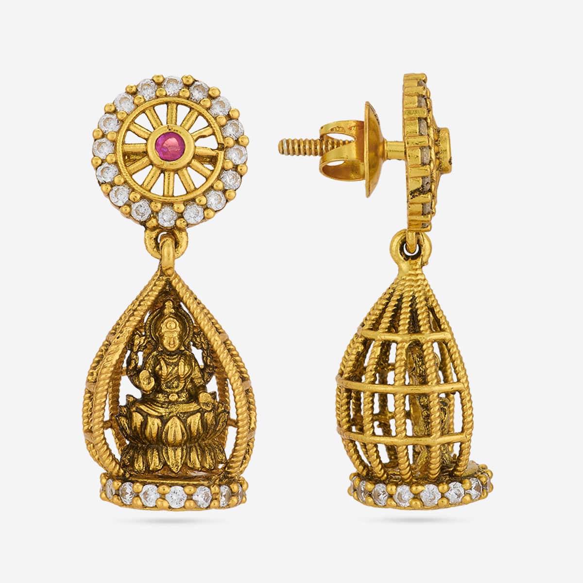 Temple Earring Silver Temple Earring 201414