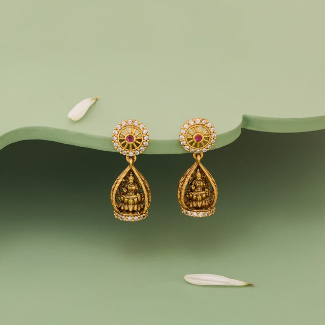Temple Earring Silver Temple Earring 201414