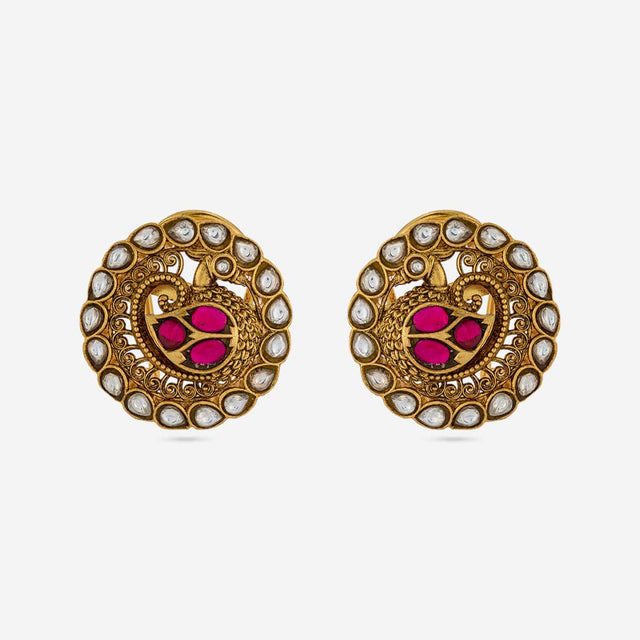 Temple Earring Silver Temple Earring 201418