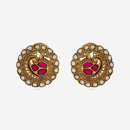 Temple Earring Silver Temple Earring 201418