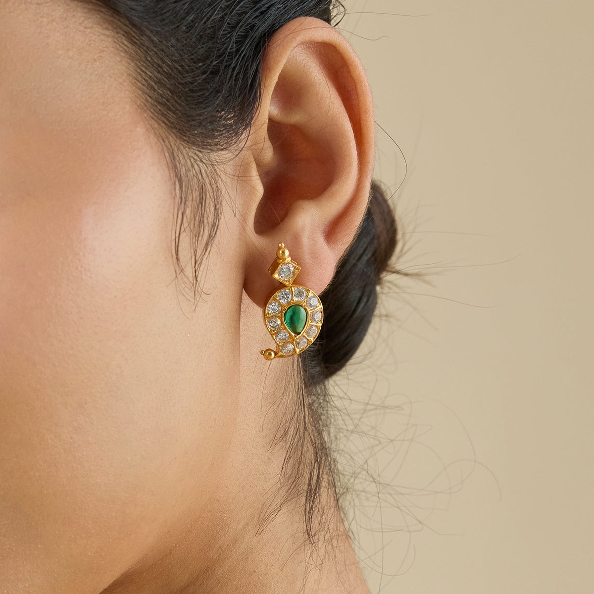 Temple Earring Silver Temple Earring 133251