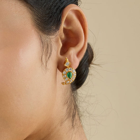 Temple Earring Silver Temple Earring 133251